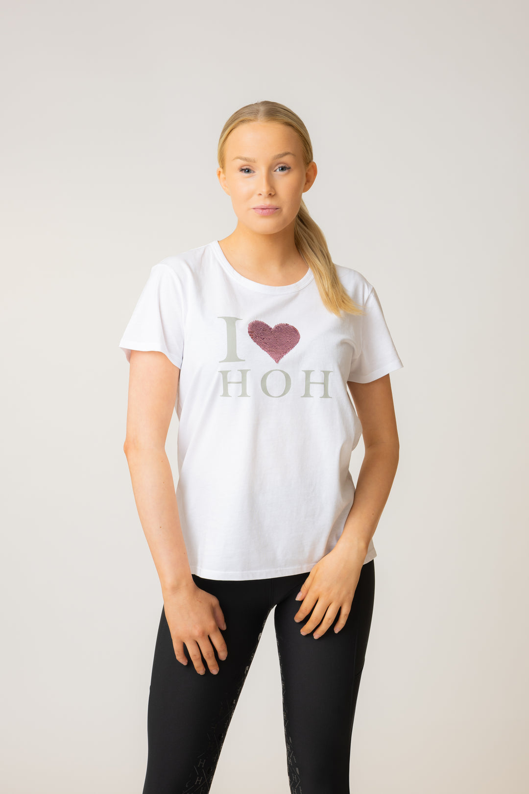 Flip My Heart Tee White