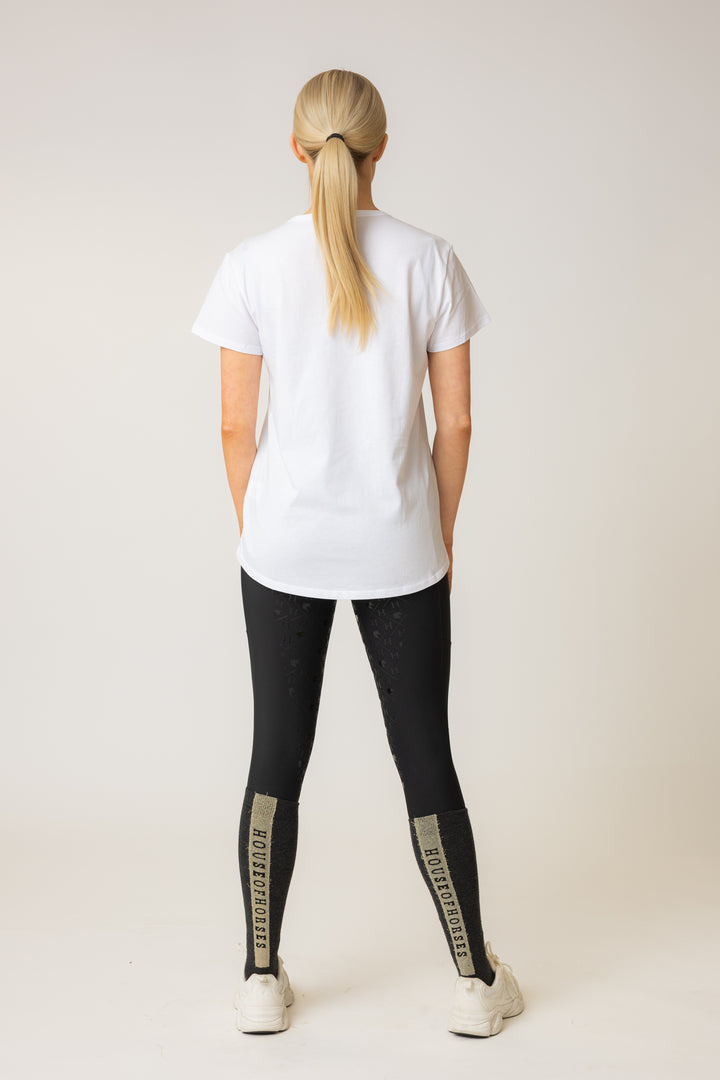 Flip My Heart Tee White