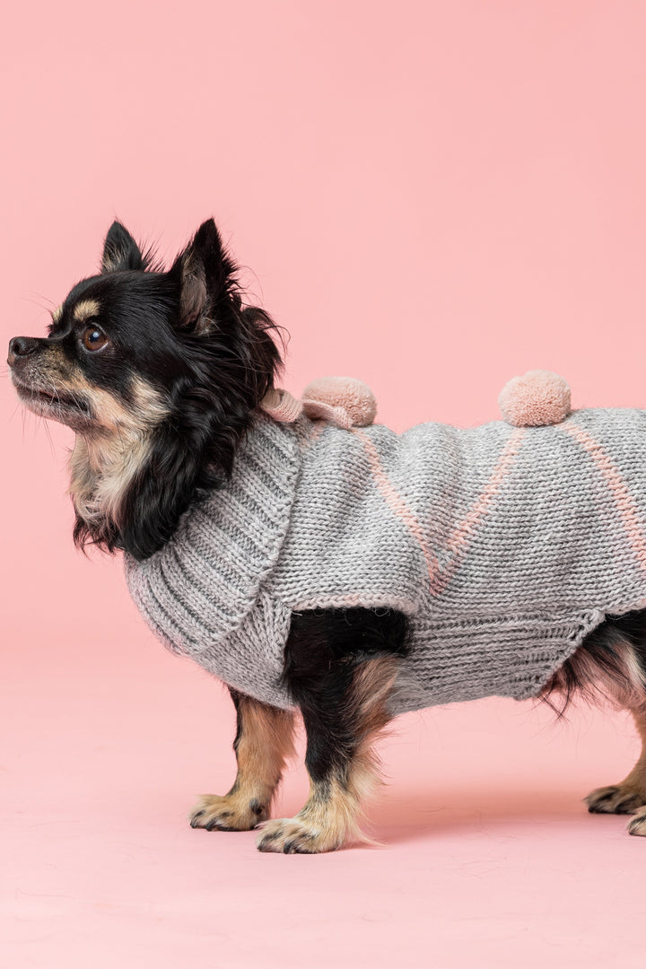 PomPom Pullover Pink