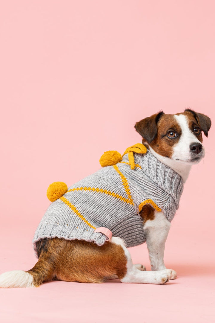 PomPom Pullover Yellow
