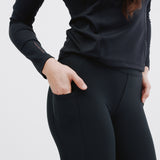 Lola Riding Leggings Knee Grip Black