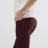 Lola Riding Leggings Burgundy/Rose Gold