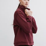 HoH Logo Soft Half Zip Burgundy