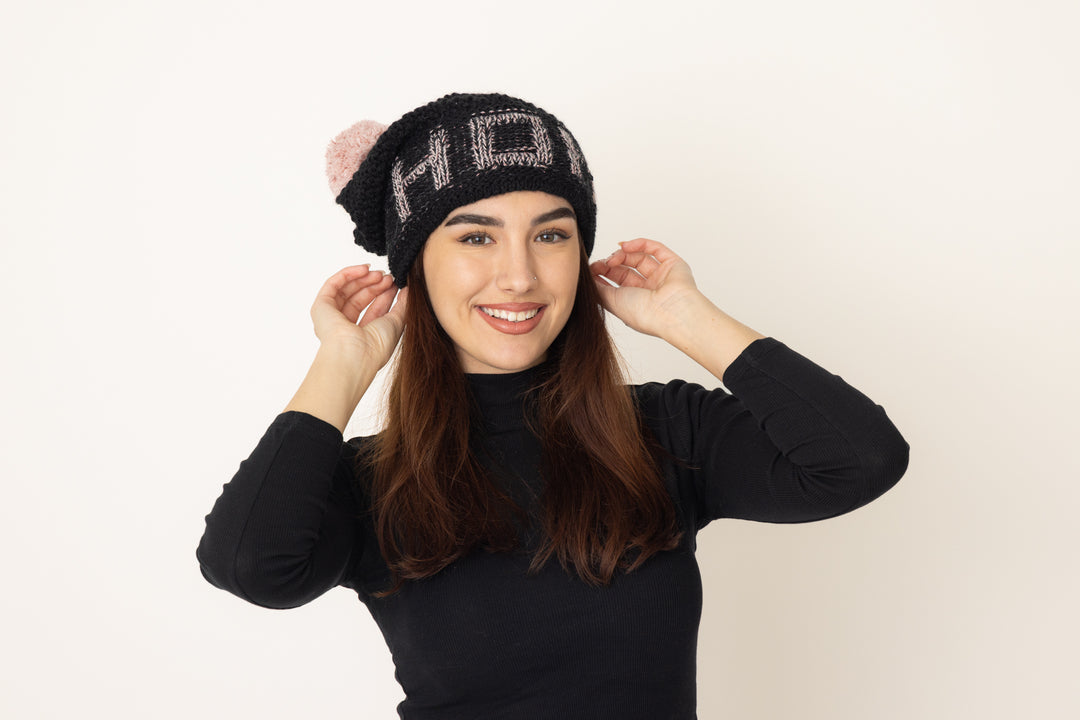 Be My Crown Beanie Black