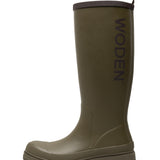 WODEN Le Rubber Boot Dark Olive