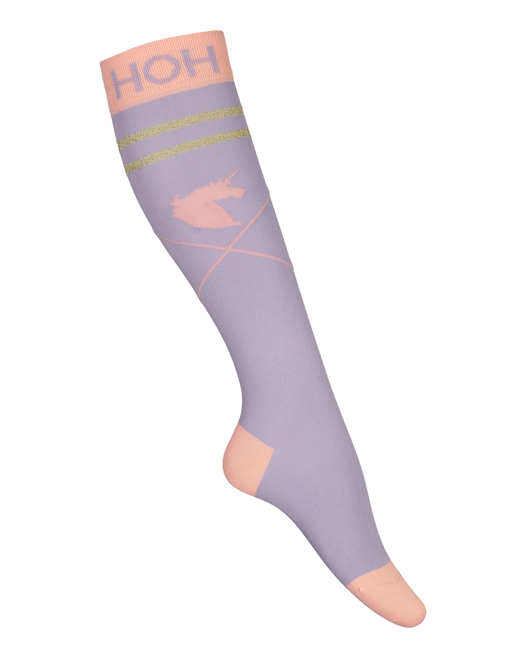 HoH Long Lavender Unicorn Socks