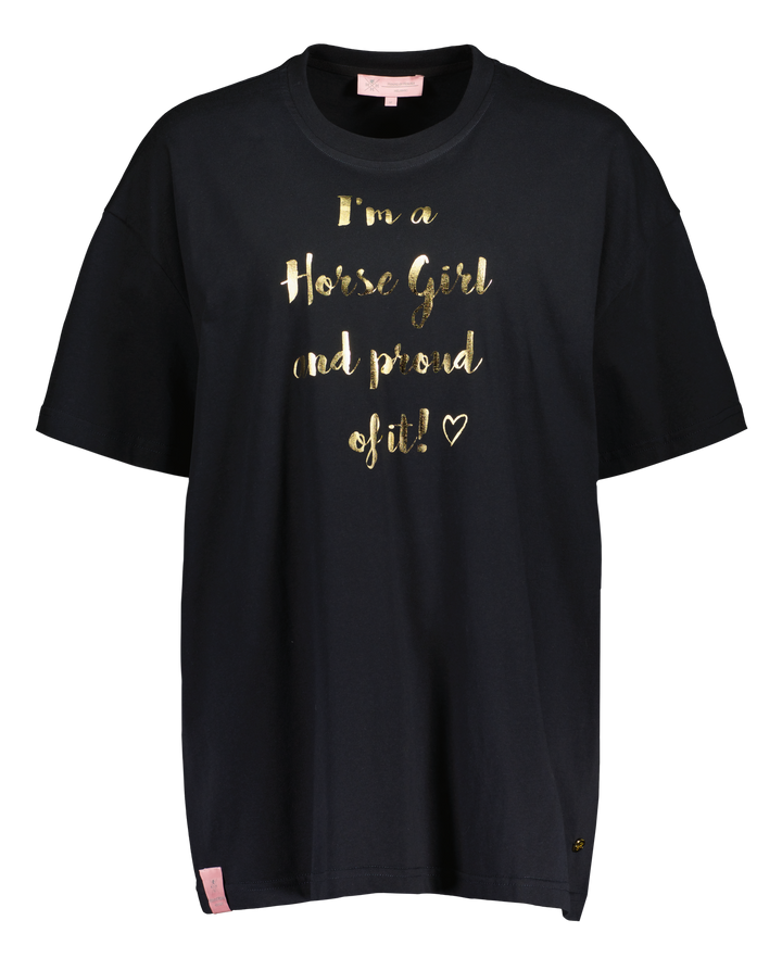 Horse Girl Boxy Tee Limited Edition Black